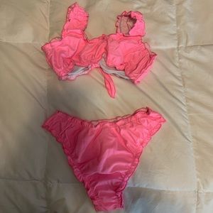 Pink bikini